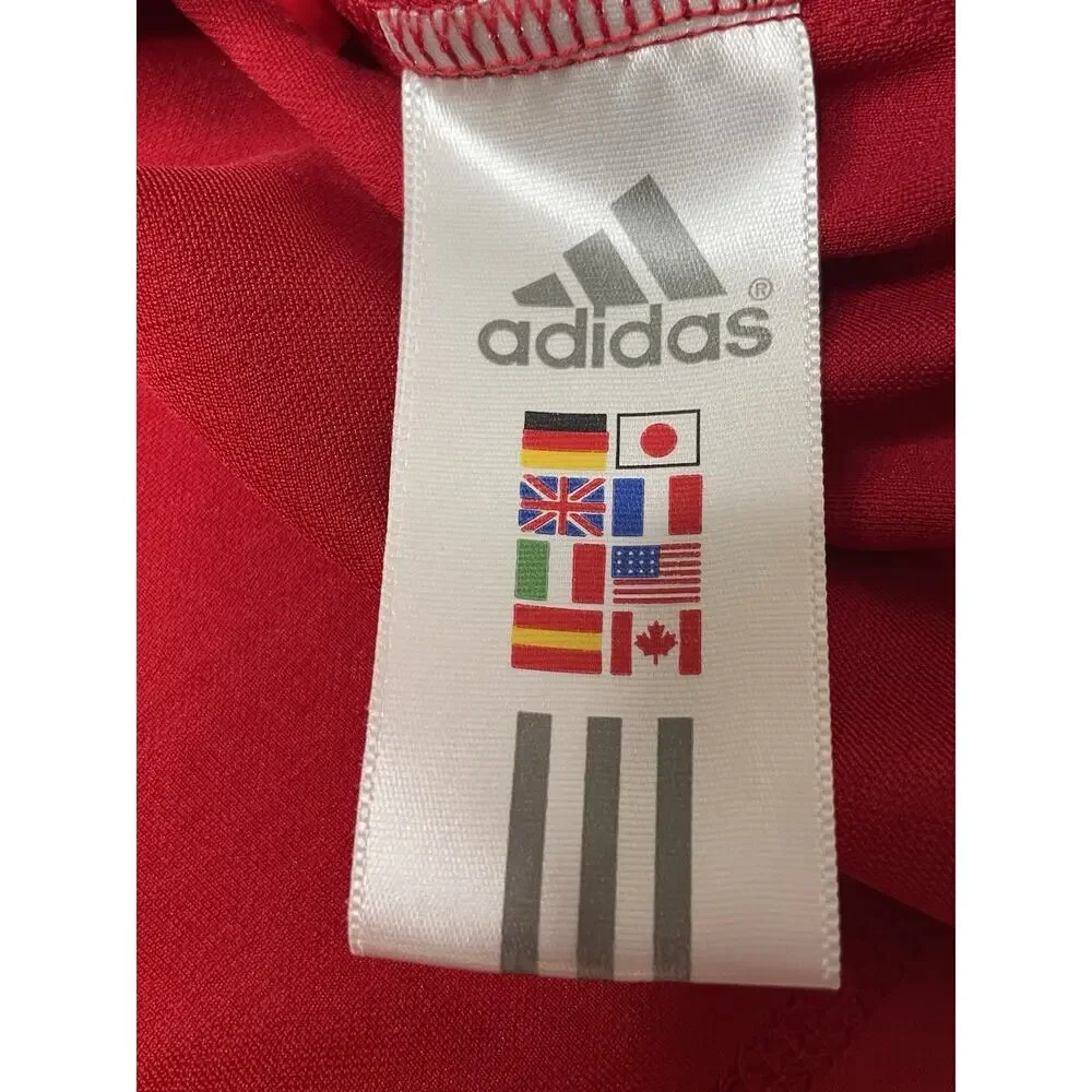 Adidas Louisville Cardinals Polo Shirt Mens 2XL Red ClimaLite Embroidered Logo N